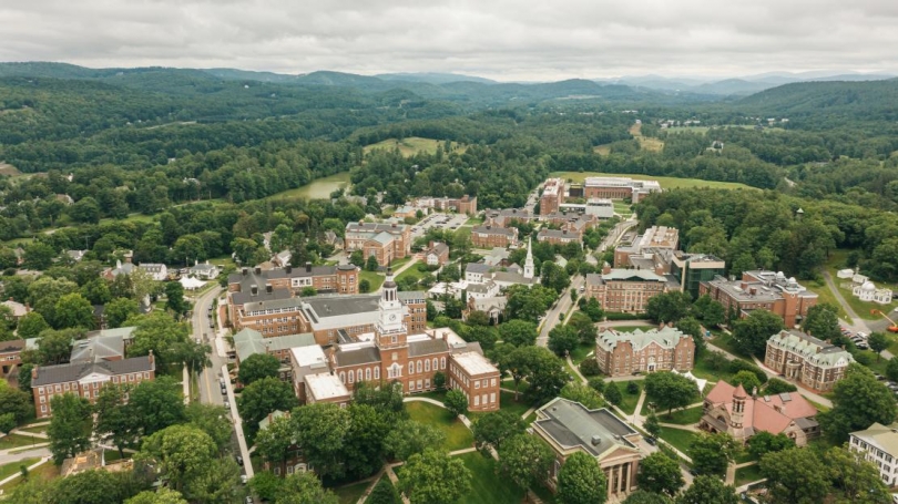 Dartmouth Campus aerial view